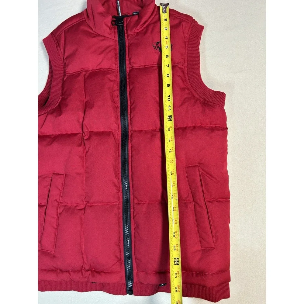 Buffalo David Bitton Puffer Vest Red‎ Men's Small